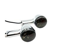 MUTYNE Luces Señal Giro Intermitentes traseros tipo bala para motocicleta, luz de freno en marcha, cromada para para Sportster XL883 XL1200 1992-2022