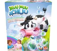 MUU MUU ACHUU - Juego de Mesa para Niños a Partir de 4 Años - Divertido Juego de Acciones con una Vaca que Estornuda - Colecciona Tréboles, Cuidado con los Dientes de León