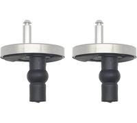 MUU Tornillos y tornillos universales para asiento de inodoro, fijación de bisagra superior de liberación rápida, fácil de instalar, kit de piezas de repuesto para asiento de inodoro (2 piezas)