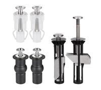 MUU Tornillos y tornillos universales para asiento de inodoro, fijaciones de bisagra superior de liberación rápida, fácil de instalar, kit de piezas de repuesto para asiento de inodoro (tornillos-HH42