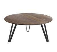 MUUBS Mesa de centro Space Ø90 cm roble ahumado