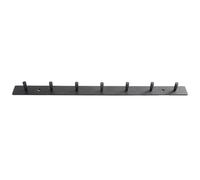 MUUBS Perchero con ganchos Atlanta 70 cm negro