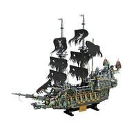 muuchuu Flying Dutchman - Kit de construcción de barcos para adultos con soporte, gran barco pirata fantasma para construir, objeto coleccionable para decoración del hogar y la oficina para jóvenes a