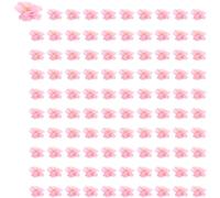 Muuoeou 100 Piezas de Cabezas de Flores de Artificiales, PéTalos de Cabeza Florales de Seda, DecoracióN para Pinzas para el Cabello Nupcial, Diademas, Accesorios DIY