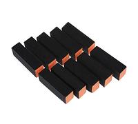 Muuoeou 10pzs Bloque de limas de lijado pulido de arte de una Cuidado de pedicura DIY