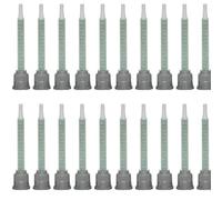 Muuoeou 20 Piezas Boquillas de Mezcla Cartuchos de Adhesivo Punta para 50ml Resina Mezclador Adhesivo Aplicatior 16-Element,1:1 Ratios