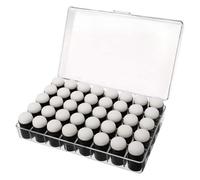 Muuoeou 40 Piezas de Esponjas para Dedos, Juego de Esponjas para Pintar con los Dedos Hechas A Mano para Manualidades DIY con Caja de Almacenamiento para Manualidades y Pintura
