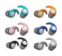 Muuoeou 6 Pares de Tapones para los OíDos Impermeables para Dormir, Tapones para los OíDos con CancelacióN de Ruido para Dormir, Nadar, Estudiar, Viajar L