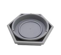 Muuoeou Baño para Pájaros Colgante, Baño para Pájaros - Comedero para Pájaros, Comedero para Pájaros Colgante 2 en 1 y Baño para Pájaros para Exteriores, Baños para Pájaros Colgantes Gris