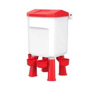 Muuoeou Bebedero Colgante para Pollos, Bebedero de Plástico para de Corral, Patas Desmontables para Pollos, Pavos, Gansos, Patos y Palomas, 7 L