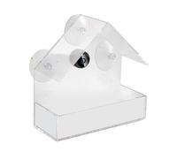 Muuoeou Comedero para Pájaros con Cámara, con Cámara HD de Observación de en Versión para Observar Al Aire Libre y Capturar Fotos C