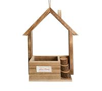 Muuoeou Comederos para Casas de Pájaros para Exteriores, Herramientas de Alimentación, Colgantes, Dispensador de Comedero para Pájaros, Soporte, Contenedor de Alimentos A