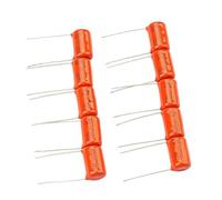 Muuoeou Condensador de Tono Naranja de 10 Piezas para Tapa de Bajo de Guitarra Eléctrica Condensador de 16,6 mm para Accesorios de Guitarra Condensador de Guitarra