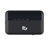 Muuoeou Enrutador 5G Desbloqueado, Módem MiFi, Punto de Acceso Móvil, Enrutador WiFi con Ranura para Tarjeta SIM, Enrutador WIFI6 Inalámbrico de 10000 MAh, Versión Eau