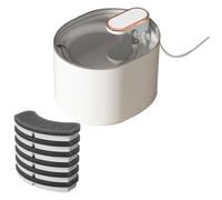 Muuoeou Fuente de Agua AutomáTica para Gatos y Mascotas de 3L, Bebedero Silencioso para Gatos, Alimentador EléCtrico USB, Dispensador de Agua para Mascotas para Perros-