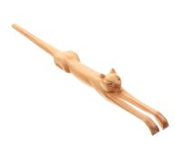 Muuoeou Masajeador de Espalda de Madera con Forma de, Rascador de Espalda Espontáneo de Madera para Aliviar la Espalda