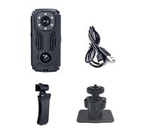Muuoeou MD37 Wifi Mini Cámara IR-CUT Visión Videocámara en Miniatura Bolsillo Policía Cuerpo Cam PIR Cámaras para Bicicleta Cámara Web Deportiva