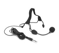 Muuoeou MicróFono DináMico con Diadema y Gancho para la Oreja con Conector de 6,35 mm, Apto para Guitarra, Instrumento Musical WH20TQG