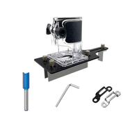 Muuoeou Moldes de Ranura para Carpintería, Localizador de Ranuras para Fresado de Madera, Máquina Cortadora de Carpintería Multifuncional, Guías de Enrutador