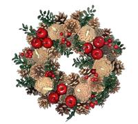 Muuoeou NavideñA, Anillo para Velas, Decoraciones del Hogar para Bodas, Fiestas, Salas de Estar, Mesas de Comedor, Armarios, Exhibiciones NavideñAs