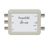 Muuoeou Osciloscopio Fosc53C 1M Wi-Fi USB Entrada Síncrona de 5 Canales Reparación Eléctrica Osciloscopio Portátil Automotriz