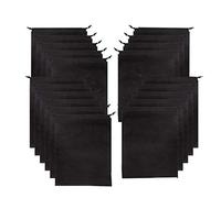 Muuoeou Paquete de 20 Bolsas de Zapatos para Viajar Bolsa de Zapatos Sin Tejer con Cuerda Organizadores de Embalaje de Almacenamiento