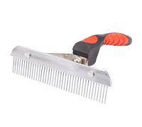 Muuoeou Peine para Mascotas Peine de Rastrillo Extragrande Cepillo de Limpieza Herramienta de Deshuesado Peine de Belleza para Perros Grandes Golden Retriever Husky