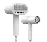 Muuoeou Secador y Cepillo para Mascotas,3 Modos de Soplado, Bajo de Ruido: Secador para Perros para el Cuidado de Mascotas, Perros/Gatos Pequeños y Medianos, Enchufe Europeo