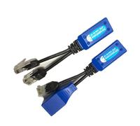 Muuookka 1 Par de Conectores RJ45 para Divisor y Combinador de Cables UpoE, Adaptadores PoE y Cables de Alimentación Pasivos.