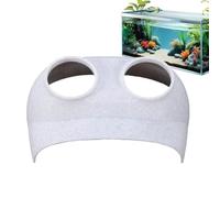 Muuookka Acuario de Túnel para Peces, Cueva de PVC para Acuario, Cueva para Peces, Pecera de Esquina, Decoración para Acuario de Camarones, Accesorios para Pecera de Camarones B