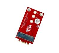 Muuookka Adaptador de Tarjeta de Red InaláMbrica Mini PCIe para MóDulo 3G, 4G y 5G gsm LTE una Conector NGFF M.2 con Clave B+M.