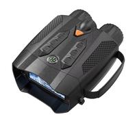 Muuookka Binoculares Digitales Nocturnos con Zoom, Visión Infrarroja 4K, 800 M, Zoom Digital 10X, Binoculares Digitales Nocturnos para Caza, Acampada y Grabación de Vídeo.