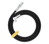 Muuookka Cable de Datos Mecánico de Tipo C A Tipo C con Doble Codo Giratorio de 180°. Cable de Carga Rápida y Transferencia de Datos para Portátiles y Tabletas de 1 M.