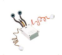 Muuookka Caja de Movimiento con Inteligencia Artificial, Juguete con WiFi, Reconocimiento de Voz, Conversación con IA, Pantalla Dual de 0,71 Pulgadas y Cámara para Muñecas con IA.