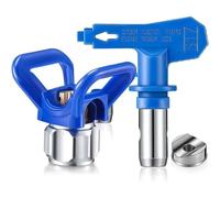 Muuookka Combo de Boquilla y Protector Airless 517 para Pintura Airless Estándar para Pulverización, Revestimiento, Masilla, Pintura Al Óleo y Pintura Al Agua.