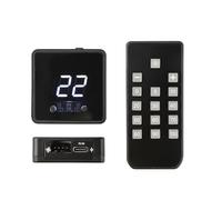 Muuookka Controlador de Velocidad PWM para Ventilador de 4 Cables con Pantalla Digital, Control Remoto Tipo C, 24 V, 12 V y 5 V, Carga Rápida PD QC.