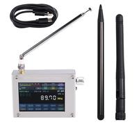 Muuookka Decodificador ATS de Radio con Pantalla Táctil de 4 Pulgadas, Versión 4.2, Receptor de Radioaficionado Estéreo de Banda, Batería Recargable.