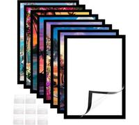 Muuookka Diamond Art Frame 12x16 Inch-Magnetic Self-Adhesive 8 Pack-30x40 cm For 10x14inch Picture