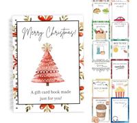 Muuookka Feliz Navidad, Libro de Tarjetas de Regalo, Kit de Supervivencia para la Universidad, Libro Encuadernado en Espiral, Personalizado para Familiares y Amigos