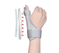 Muuookka Férula Estabilizadora para Pulgar y Muñeca para Pulgar en Gatillo, Artritis y Esguinces. Ajustable, Se Adapta A la Mano Izquierda o Derecha.
