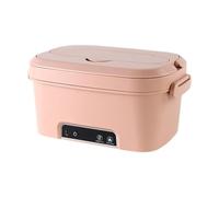 Muuookka Fiambrera Eléctrica Inteligente Recargable e Inalámbrica para Exteriores, de 1,5 L, con Calefacción Automática y Programable, Ideal para Adultos.