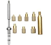 Muuookka Heat Set Insert Tool For TS100/For TS101/936 900M Soldering- M2-M8 Brass Knurled Nut Embedded Hot Melt Design