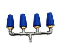 Muuookka Hidrolavadora con Boquilla Turbo, Diseño de Cuatro Vías con Rotación de 360°, Conector Rápido de 1/4", 4000 PSI, para Limpieza de Automóviles