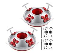 Muuookka Juego de Repuestos para la Base Inferior del Comedero para Colibríes, de Plástico, para Exteriores, con Cepillos y para el Foso Inferior del Comedero.