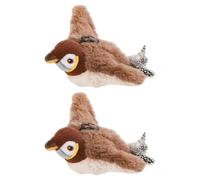 Muuookka Juguete Interactivo para Mascotas (2 Unidades): Simula el Aleteo y el Canto de un Pájaro, Activado por Tacto. Ideal para Gatos y Perros. No Vuela.