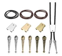 Muuookka Kit de Accesorios para Corbatas Bolo, Ideales para la Creación de Collares y Joyas Estilo Western D