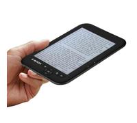 Muuookka Lector de Libros Electrónicos EInk de 6 Pulgadas, Pantalla de 600 X 800, 300, Cubierta Azul (Negro, 8 GB)