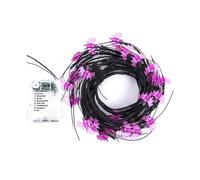 Muuookka Luces de Halloween con Forma de Murciélago, Calabaza y Guirnalda de Luces LED. Lámpara Flexible para Árbol o Fiesta de Halloween.