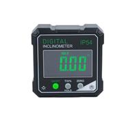 Muuookka Mini Medidor de Ángulos Digital de 360° IP54, Inclinómetro Digital, Transportador de Bisel Electrónico con Base Magnética.