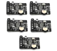Muuookka Módulo Amplificador Digital XY-P15W de 5 Piezas, Alta Potencia, CC 12 V/24 V, 10 W/15 W/20 W, Placa Amplificadora de Potencia Estéreo Bluetooth 5.0.
